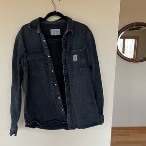 Carhartt Black Denim Shacket